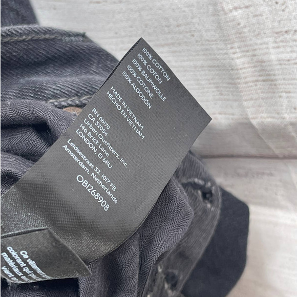 NWT Free People Makai Washed Black Cut Off Shorts Women's Size 24 - Picture 9 of 9